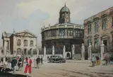 Warwick Goble, View of the Sheldonian Theatre, Watercolor