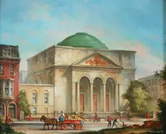 Melvin Miller, Unitarian Church, Oil on canvas