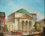 Melvin Miller, Unitarian Church, Oil on canvas