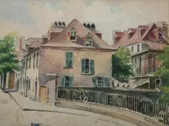 Eleanor T. Wraggs, Old Charleston, Watercolor