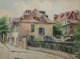 Eleanor T. Wraggs, Old Charleston, Watercolor