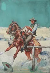 F. Tinsley, The Sherriff, Oil on canvas