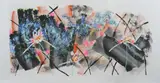 Huang Yongyu, Untitled, Flowers in Abstract, ink and color on paper, signed and sealed