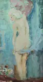 Gabriel Spat, In the Bath, Oil on board