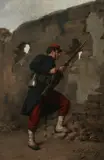Paul Grolleron, Infantry Soldier Behind Rampart