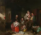 Continental School, The Bath, THE BATH, oil on canvas