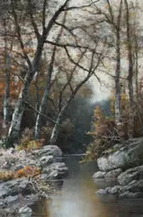 William H. Hilliard, Autumn, Oil on canvas
