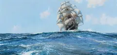 Montague Dawson, Homeward Bound, Oil on canvas