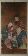 Untitled by Anonymous, TAOIST SCHOLAR, ink and color on silk scroll, sold Nov 2011