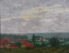 L. Mean, Matin Brúmeux, Oil on canvas