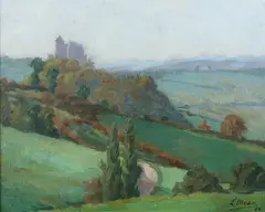 L. Mean, Temps Brúée Watermeal, Oil on board