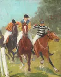 Georges Bernier, Nation Race, Oil on canvas