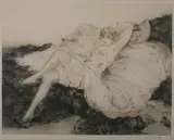 Louis Icart, White Underwear
