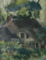 Richard Heintz, Farmhouse, Oil on canvas