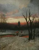 Edward Gay, Church Steeple at Twilight