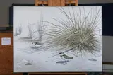 Clifton, Shore Birds, Oil on canvas