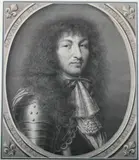 Robert Nanteuil, Louis XIV, Black and white engraving