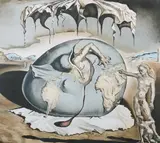 Geopolicus Child Watching Birth of New Man by Salvador Dalí, Color lithograph, sold Jan 2012