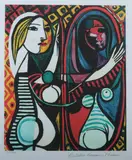 GROUP OF FOUR WORKS, each noted edition of 500 and Collection Domaine Picasso in pencil lower margin by Pablo Picasso, Giclee prints, sold Jan 2012