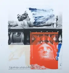 Robert Rauschenberg, For Ferraro, Color lithograph