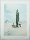Apparition Cousine by Salvador Dalí, Color etching, sold Jan 2012