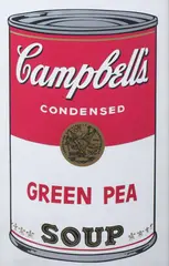 Andy Warhol, Campbell'S Soup I: Green Pea, Color silkscreen