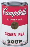 Andy Warhol, Campbell'S Soup I: Green Pea, Color silkscreen