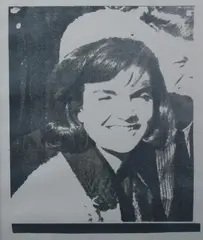 Andy Warhol, JACQUELINE KENNEDY I (FROM 11 POP ARTISTS 1), 1966, signature and number (20/200) stamped on label affixed to verso, Screenprint in silver