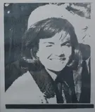 Andy Warhol, JACQUELINE KENNEDY I (FROM 11 POP ARTISTS 1), 1966, signature and number (20/200) stamped on label affixed to verso, Screenprint in silver