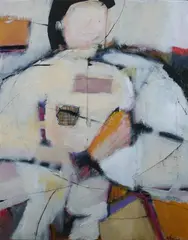 Patsy Fleming, Music Lesson, Oil on canvas