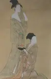 Anonymous, Geisha, GEISHA, ink and color on silk