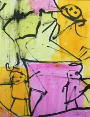 Patsy Fleming, Children, Color lithograph