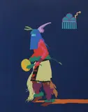 John Nieto, Kachina Dancer, Serigraph