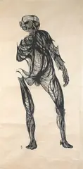 Leonard Baskin, Hydrogen Man, Woodcut