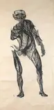 Leonard Baskin, Hydrogen Man, Woodcut