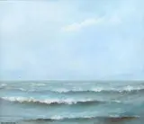 Freddy Vansteenkiste, Seascape, Oil on canvas