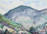 Louis Kronberg, Mt, Watercolor
