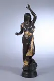 Warrior by Émile Louis Picault, Bronze - Height: 53 in, sold Feb 2012