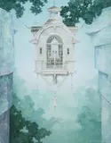 Daniel Merriam, Between Two Worlds, Watercolor