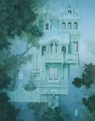 Daniel Merriam, Hanging in the Mist, Watercolor