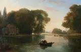 British School, In the Shadow of Windsor Castle, IN THE SHADOW OF WINDSOR CASTLE, oil on canvas