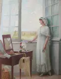 Henry Paul Perrault, Hurry Home, Oil on canvas