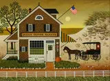 Charles Wysocki, Cape Cod Clip Joint, Oil on canvas