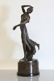 Gotthilf Jaeger, Gotthilf Jaeger (German, 1871, an Art Deco bronze