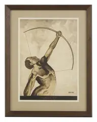 Gladys M Black, Untitled, watercolour 37.5 x 26cm