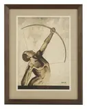 Gladys M Black, Untitled, watercolour 37.5 x 26cm