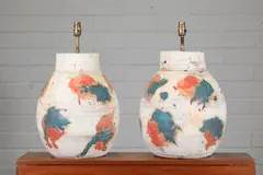 Claude Varlan, Claude Varlan (French, 1940, a pair of glazed stoneware vases