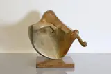 Caroline Stacey, Caroline Stacey (1931-2022), a bronze study of a stylised violinist