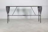 Patrice Dangel, Patrice Dangel (French, 1954, a patinated bronze console table