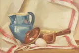 Joyce Bidder, Untitled, gouache each 10.5 x 10.5cm (3)